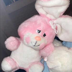 ☘️ $12 bundle  Adorable Pink and White Plush Bunny Toy